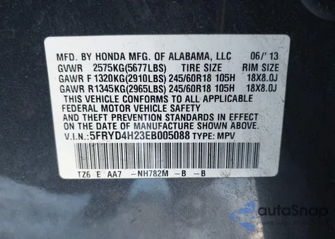 2014 Acura Mdx z USA, uszkodzony, nr VIN 5FRYD4H23EB005088